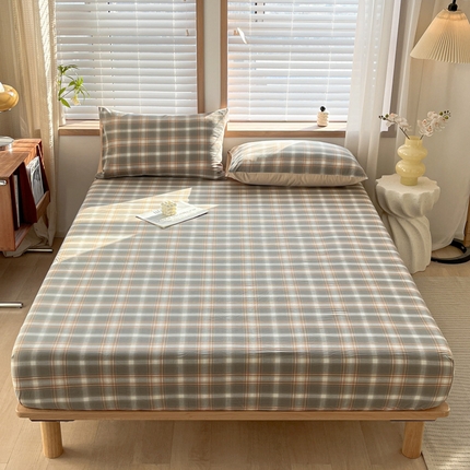 91家纺网 家纺一手货源 找家纺 （总）启程家纺 2026新款全棉A类水洗棉多规格四件套单品-单床笠