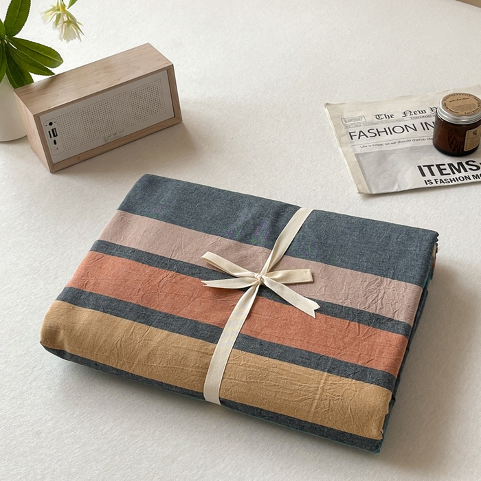 91家纺网 家纺一手货源 找家纺 启程家纺 2026新款全棉A类水洗棉多规格四件套单品-单被套 斯诺克