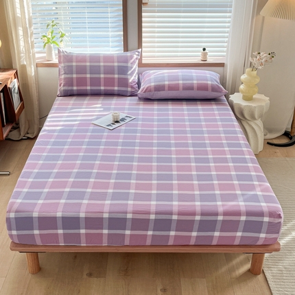 91家纺网 家纺一手货源 找家纺 （总）启程家纺 2026新款全棉A类水洗棉多规格四件套单品-单床笠