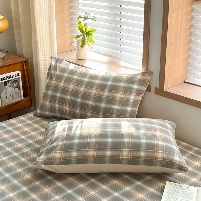 91家纺网 家纺一手货源 找家纺 启程家纺 2026新款全棉A类水洗棉多规格四件套单品-单枕套 诺卡