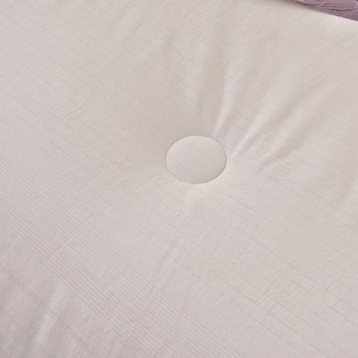 91家纺网 家纺一手货源 找家纺 启优家纺 2024新款全棉羽丝绒被子 白色