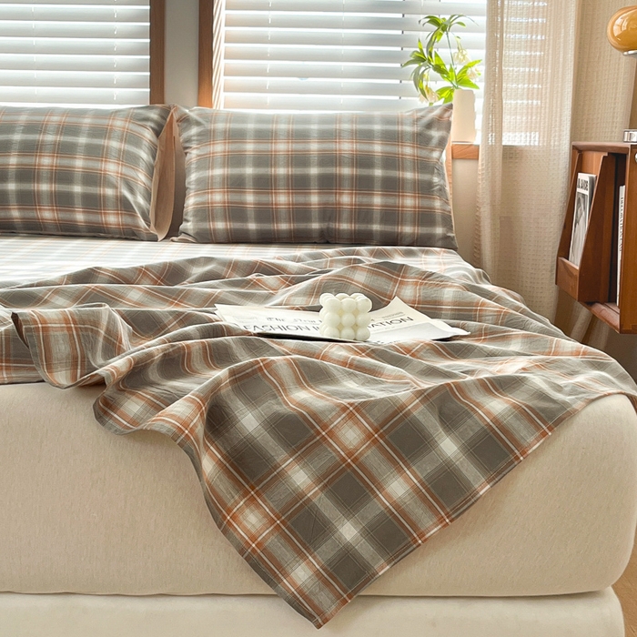 91家纺网 家纺一手货源 找家纺 （总）启程家纺 2026新款全棉A类水洗棉多规格四件套单品-单床单