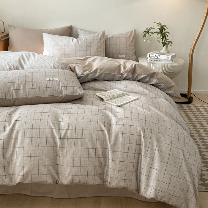 91家纺网 家纺一手货源 找家纺 涵宸家纺 2024新款40支全棉赛迪印花款四件套 马利