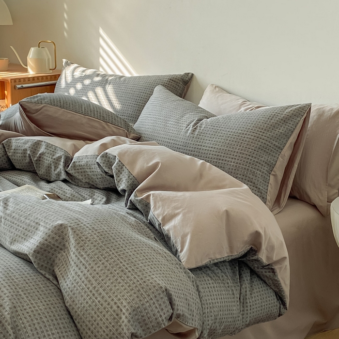 91家纺网 家纺一手货源 找家纺 涵宸家纺 2024新款40支全棉赛迪印花款四件套 麦克