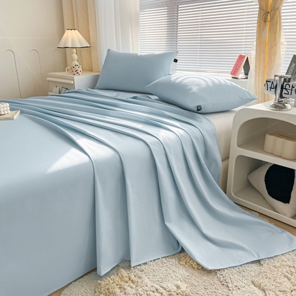 涵宸家纺 2024新款40支全棉米兰系列-单床单 床单-晨雾兰