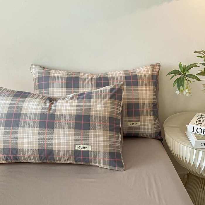 91家纺网 家纺一手货源 找家纺 涵宸家纺 2024新款40支全棉赛迪印花款四件套 路易