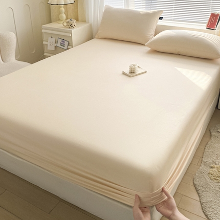 91家纺网 家纺一手货源 找家纺 （总）涵宸家纺 2024新款40支全棉米兰系列-单床笠