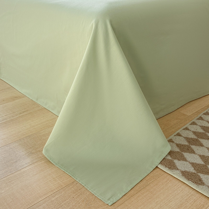 91家纺网 家纺一手货源 找家纺 涵宸家纺 2024新款40支全棉赛迪印花款四件套 伊凡-绿