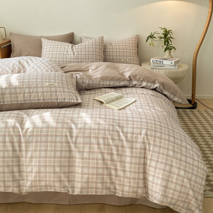 91家纺网 家纺一手货源 找家纺 涵宸家纺 2024新款40支全棉赛迪印花款四件套 达伦