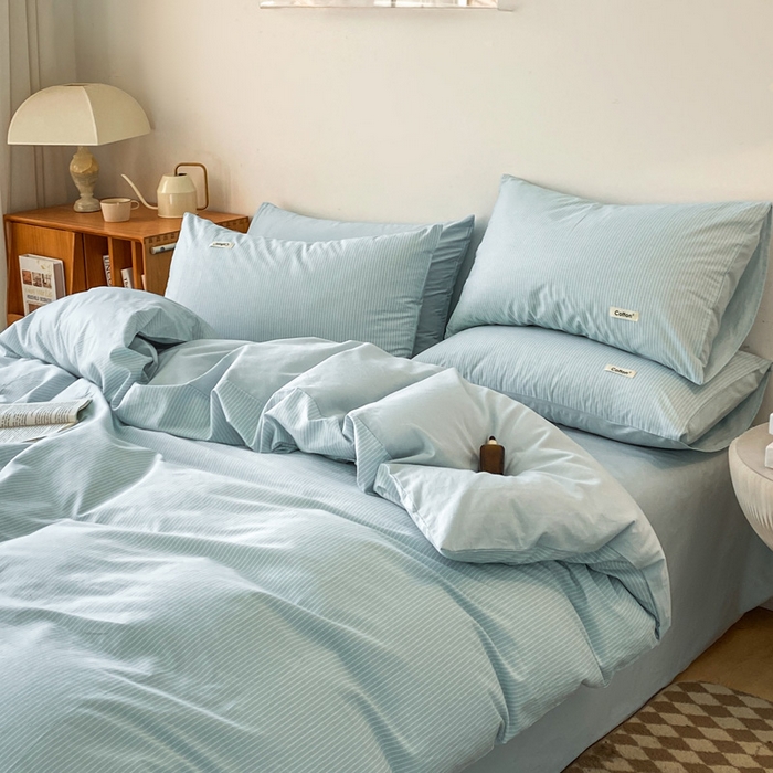 91家纺网 家纺一手货源 找家纺 涵宸家纺 2024新款40支全棉赛迪印花款四件套 伊凡-兰