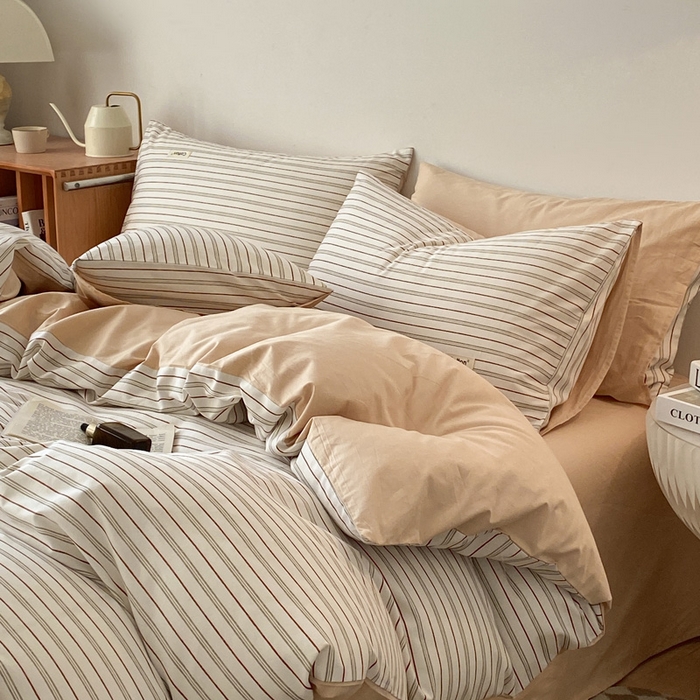 91家纺网 家纺一手货源 找家纺 涵宸家纺 2024新款40支全棉赛迪印花款四件套 威廉