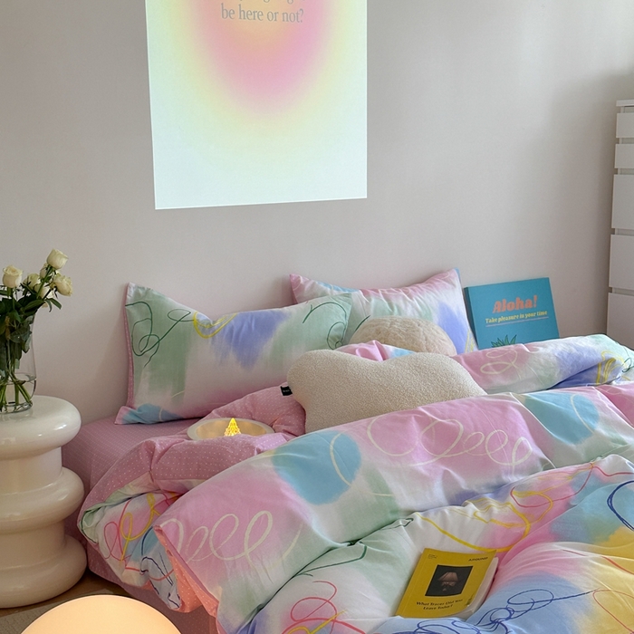 91家纺网 家纺一手货源 找家纺 时年家纺 2024新款 热爱生活·全棉系列第四期（充值会员优惠5元） 多彩