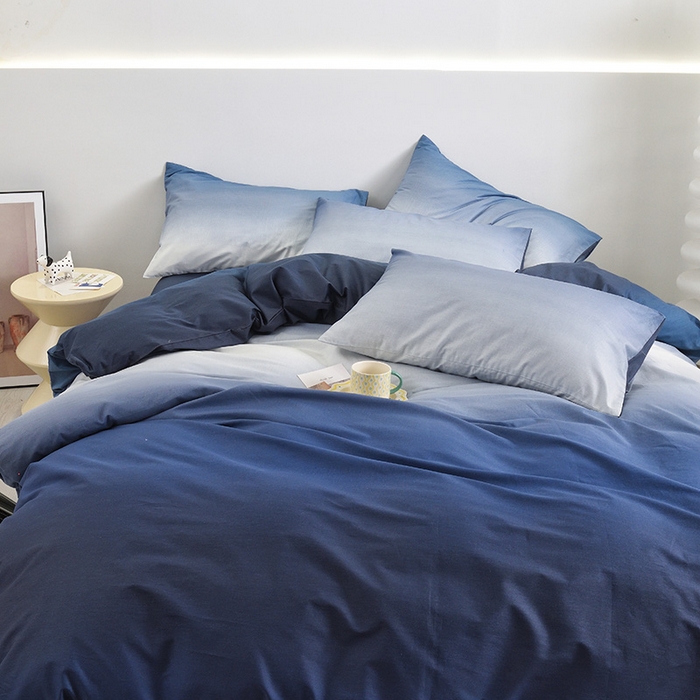 91家纺网 家纺一手货源 找家纺 启优家纺 2024新款全棉13070四件套 密境-黑