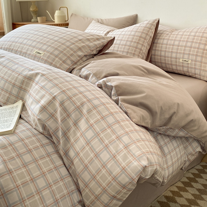 91家纺网 家纺一手货源 找家纺 涵宸家纺 2024新款40支全棉赛迪印花款四件套 达伦