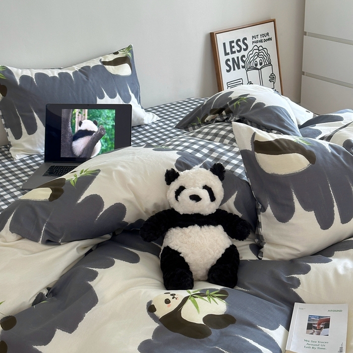 91家纺网 家纺一手货源 找家纺 时年家纺 2024新款 热爱生活·全棉系列第四期（充值会员优惠5元） 熊猫小胖