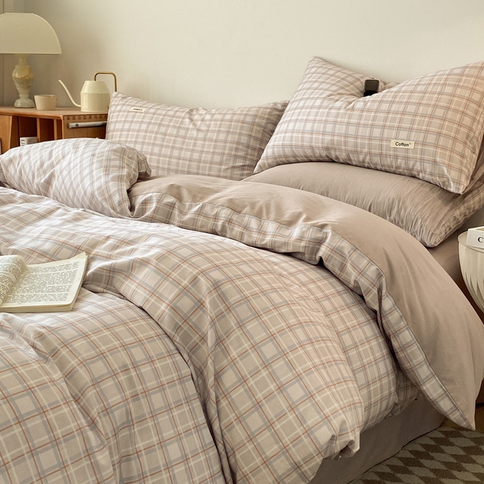 91家纺网 家纺一手货源 找家纺 涵宸家纺 2024新款40支全棉赛迪印花款四件套 达伦