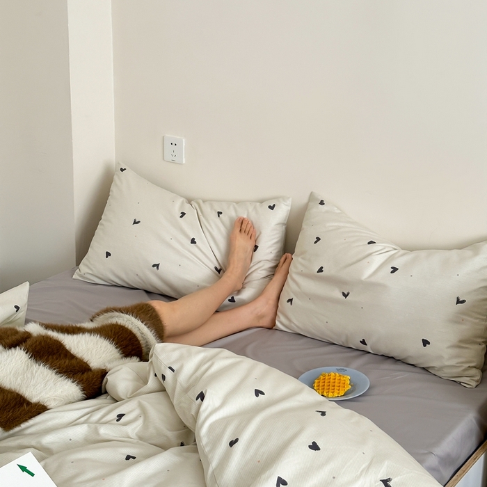 91家纺网 家纺一手货源 找家纺 时年家纺 2024新款 热爱生活·全棉系列第四期（充值会员优惠5元） 小爱心