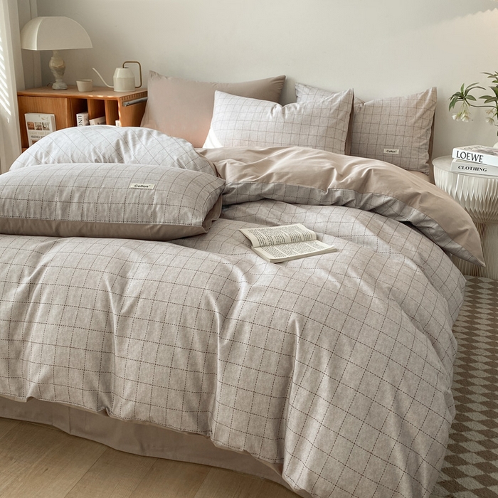 91家纺网 家纺一手货源 找家纺 涵宸家纺 2024新款40支全棉赛迪印花款四件套 马利