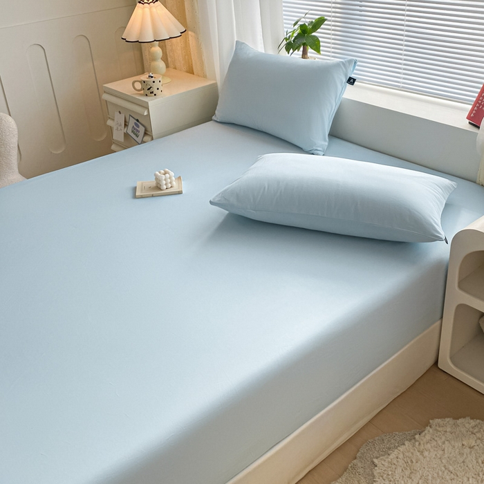 91家纺网 家纺一手货源 找家纺 （总）涵宸家纺 2024新款40支全棉米兰系列-单床笠