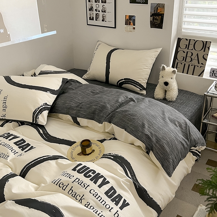 91家纺网 家纺一手货源 找家纺 吉象家纺 2025新款全棉印花四件套 凯文