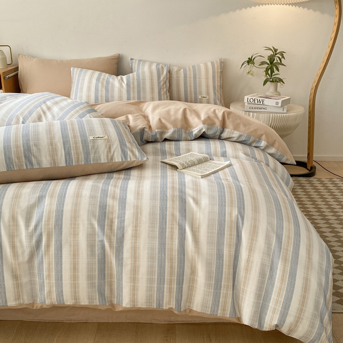 91家纺网 家纺一手货源 找家纺 涵宸家纺 2024新款40支全棉赛迪印花款四件套 艾琳