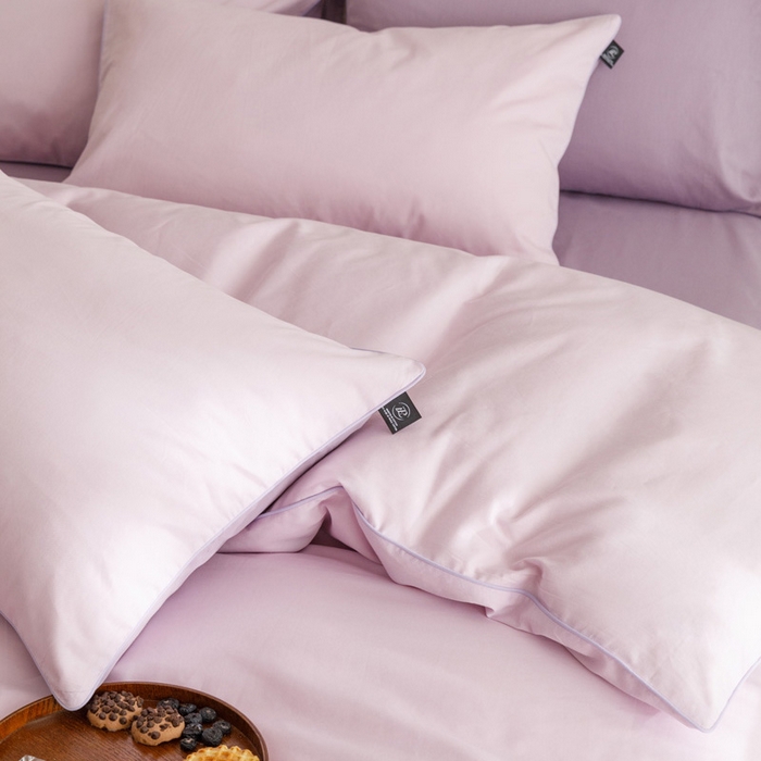 91家纺网 家纺一手货源 找家纺 涵宸家纺 2024新款40支全棉希腊麻绳款四件套 希腊（优雅紫+青紫）