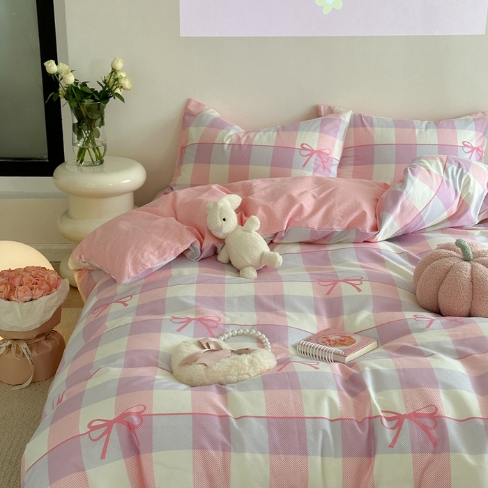 91家纺网 家纺一手货源 找家纺 时年家纺 2024新款 热爱生活·全棉系列第四期（充值会员优惠5元） 蝴蝶结