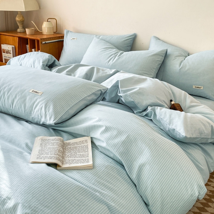 91家纺网 家纺一手货源 找家纺 涵宸家纺 2024新款40支全棉赛迪印花款四件套 伊凡-兰