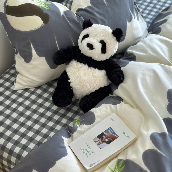 91家纺网 家纺一手货源 找家纺 时年家纺 2024新款 热爱生活·全棉系列第四期（充值会员优惠5元） 熊猫小胖