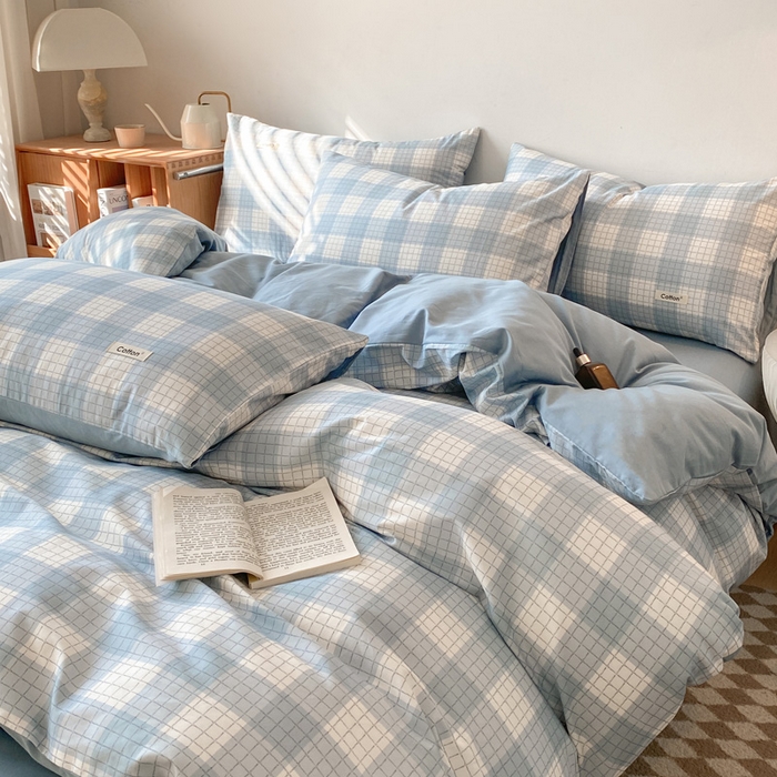 91家纺网 家纺一手货源 找家纺 涵宸家纺 2024新款40支全棉赛迪印花款四件套 凯利