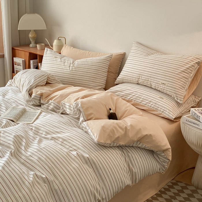 91家纺网 家纺一手货源 找家纺 涵宸家纺 2024新款40支全棉赛迪印花款四件套 威廉