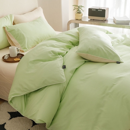 91家纺网 家纺一手货源 找家纺 （总）涵宸家纺 2024新款40支全棉希腊麻绳款四件套