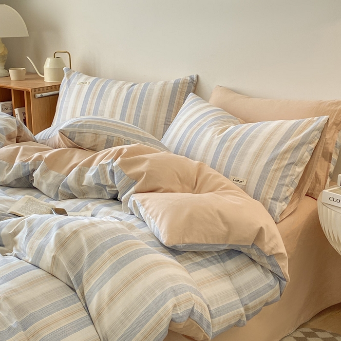 91家纺网 家纺一手货源 找家纺 涵宸家纺 2024新款40支全棉赛迪印花款四件套 艾琳