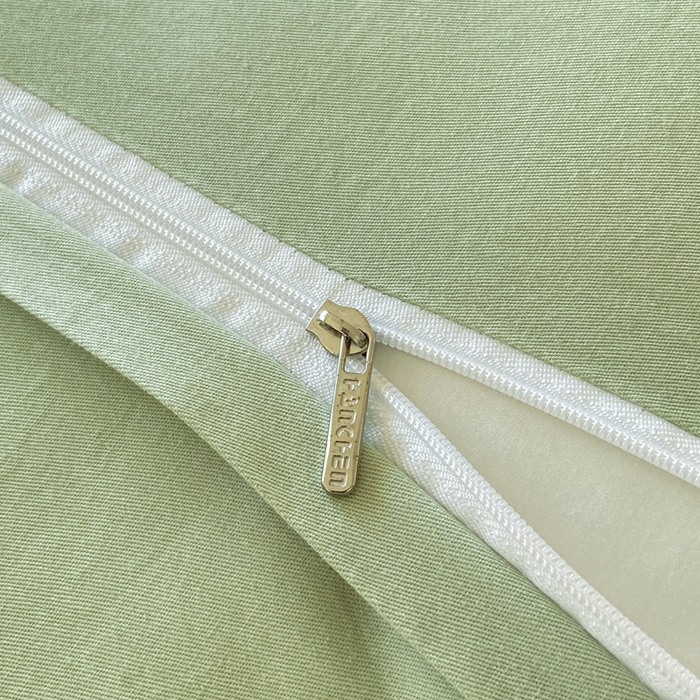 91家纺网 家纺一手货源 找家纺 涵宸家纺 2024新款40支全棉赛迪印花款四件套 伊凡-绿