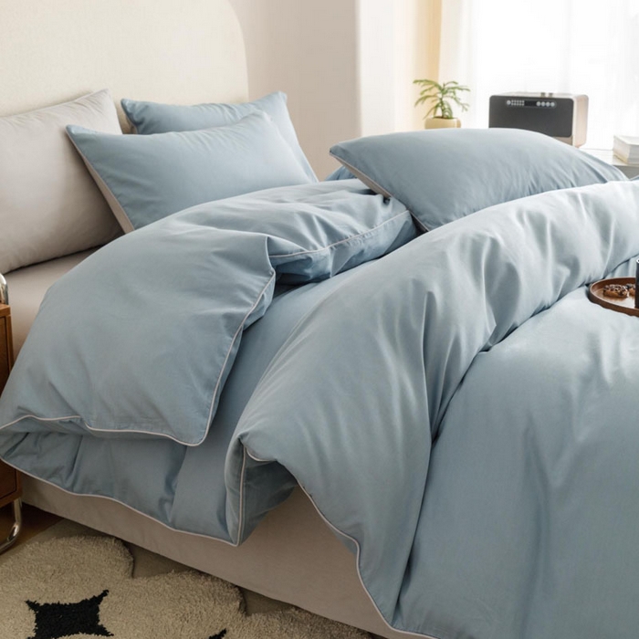 91家纺网 家纺一手货源 找家纺 （总）涵宸家纺 2024新款40支全棉希腊麻绳款四件套