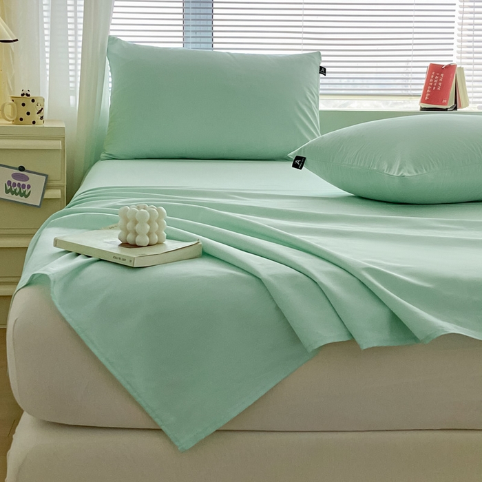 91家纺网 家纺一手货源 找家纺 涵宸家纺 2024新款40支全棉米兰系列-单床单 床单-小森林