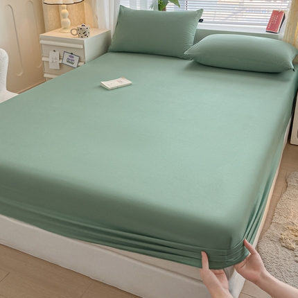 91家纺网 家纺一手货源 找家纺 （总）涵宸家纺 2024新款40支全棉米兰系列-单床笠