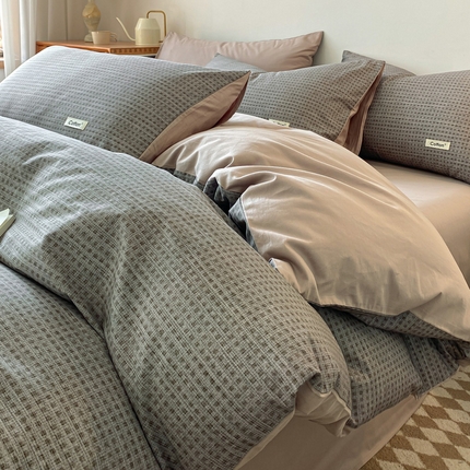 91家纺网 家纺一手货源 找家纺 （总）涵宸家纺 2024新款40支全棉赛迪印花款四件套