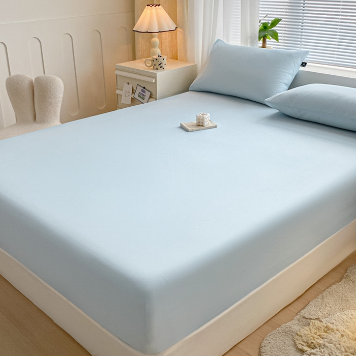 91家纺网 家纺一手货源 找家纺 （总）涵宸家纺 2024新款40支全棉米兰系列-单床笠