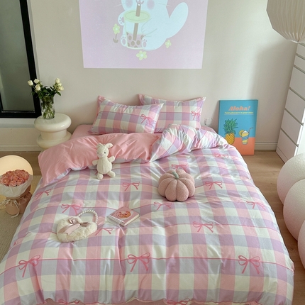 时年家纺 2024新款 热爱生活·全棉系列第四期（充值会员优惠5元） 蝴蝶结