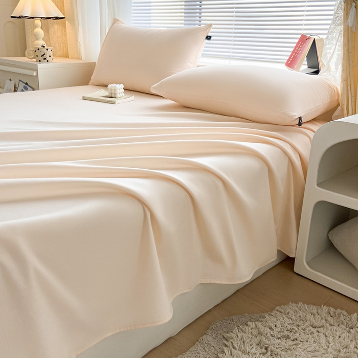 91家纺网 家纺一手货源 找家纺 涵宸家纺 2024新款40支全棉米兰系列-单床单 床单-香槟金