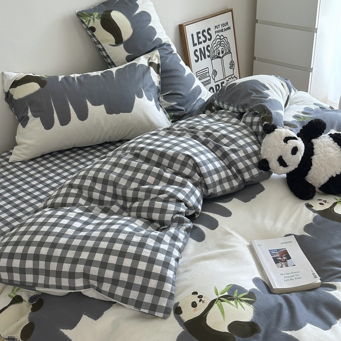 91家纺网 家纺一手货源 找家纺 时年家纺 2024新款 热爱生活·全棉系列第四期（充值会员优惠5元） 熊猫小胖