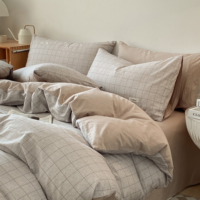 91家纺网 家纺一手货源 找家纺 涵宸家纺 2024新款40支全棉赛迪印花款四件套 马利