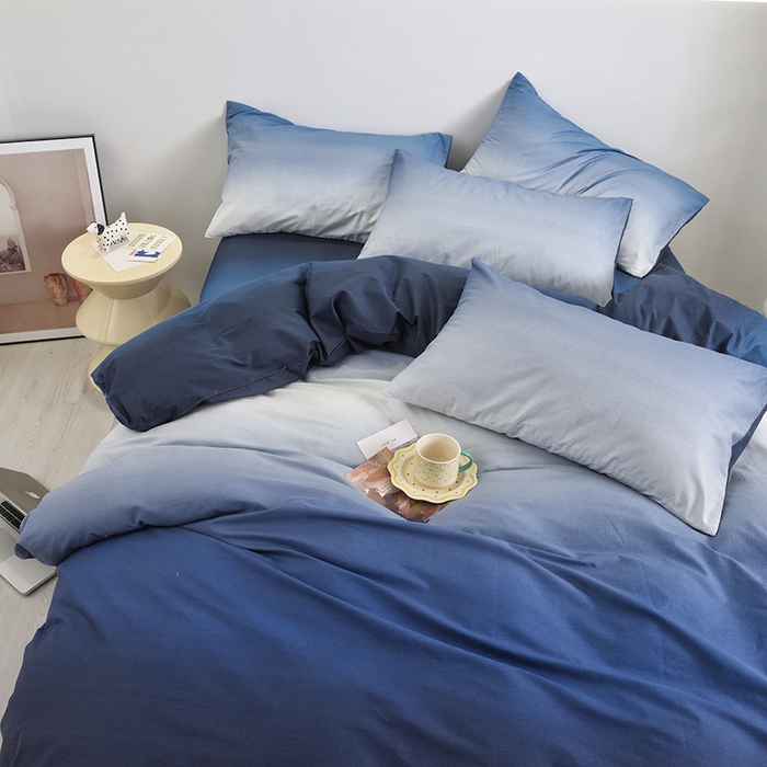 91家纺网 家纺一手货源 找家纺 启优家纺 2024新款全棉13070四件套 密境-黑