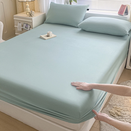 91家纺网 家纺一手货源 找家纺 （总）涵宸家纺 2024新款40支全棉米兰系列-单床笠