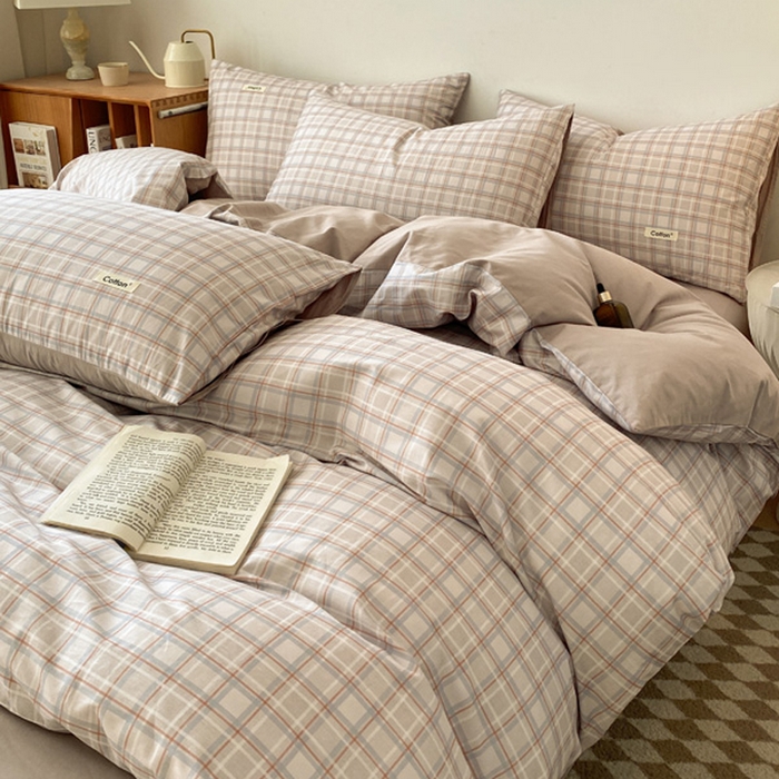 91家纺网 家纺一手货源 找家纺 涵宸家纺 2024新款40支全棉赛迪印花款四件套 达伦