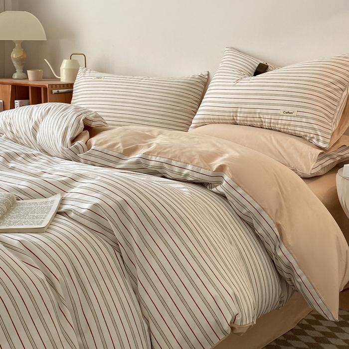 91家纺网 家纺一手货源 找家纺 涵宸家纺 2024新款40支全棉赛迪印花款四件套 威廉