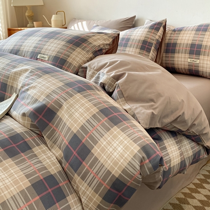 91家纺网 家纺一手货源 找家纺 （总）涵宸家纺 2024新款40支全棉赛迪印花款四件套