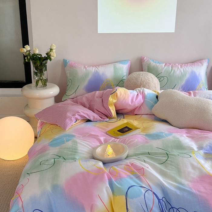 91家纺网 家纺一手货源 找家纺 时年家纺 2024新款 热爱生活·全棉系列第四期（充值会员优惠5元） 多彩