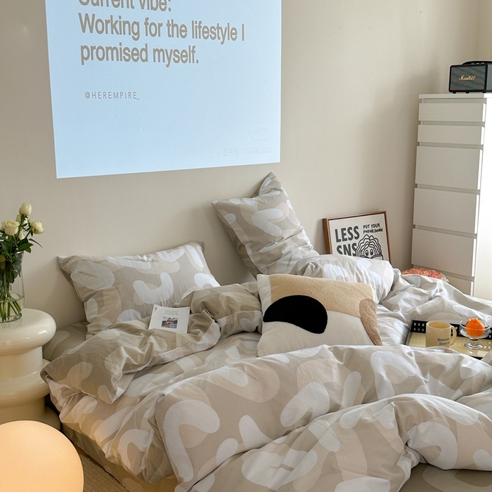 91家纺网 家纺一手货源 找家纺 时年家纺 2024新款 热爱生活·全棉系列第四期（充值会员优惠5元） 字母君